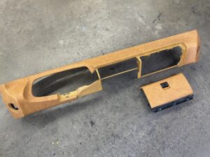 Clean, restored dashboard with fresh finish