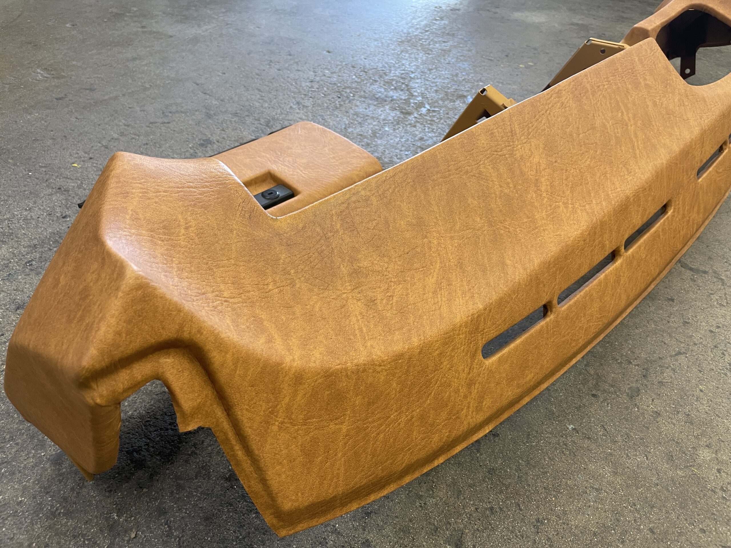 Restored dashboard with a sleek finish