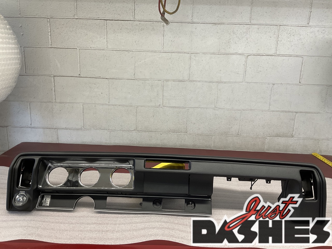 Restored dashboard with glossy finish