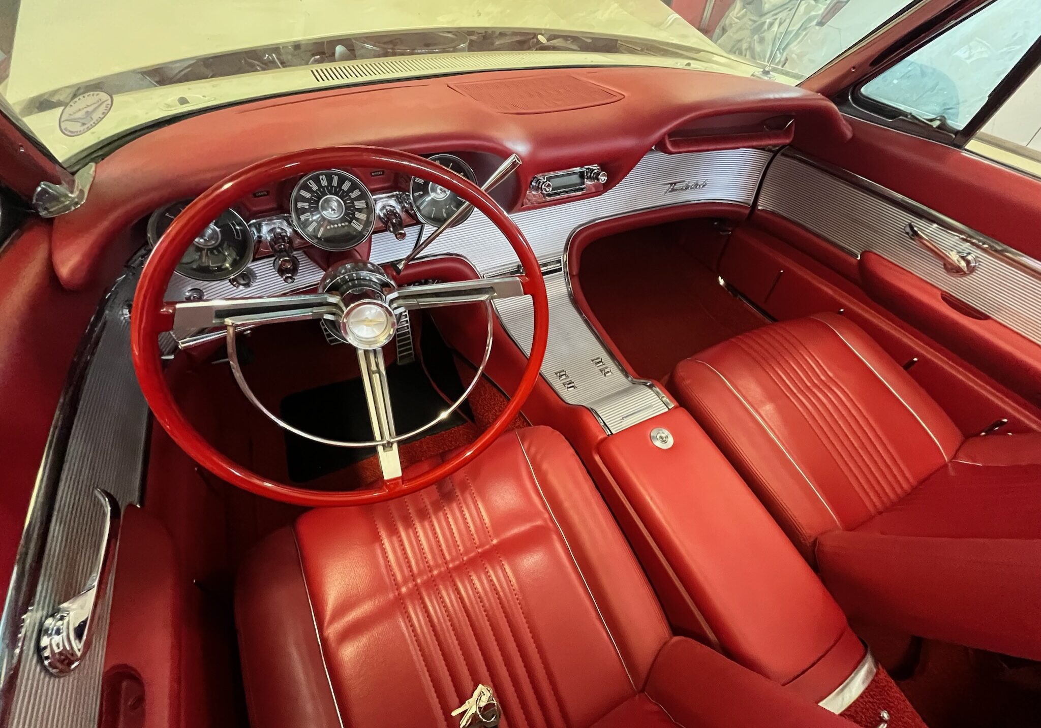 63 thunderbird interior restoration 14