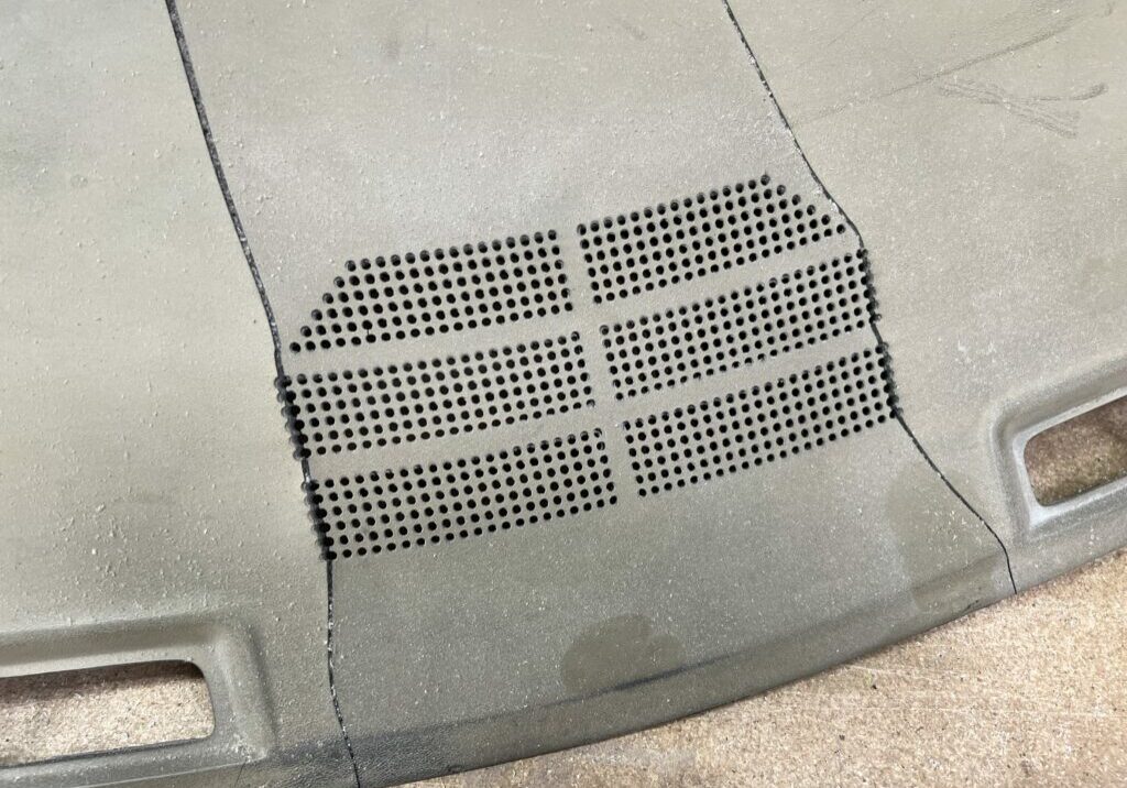 Damage to dashboard speaker